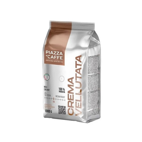 Piazza del Caffe Crema Vellutata, зерно, 1000 гр Piazza del Caffe Crema Vellutata, зерно, 1000 гр